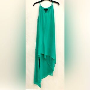 Women’s Emerald Green Asymmetrical Slip Dress